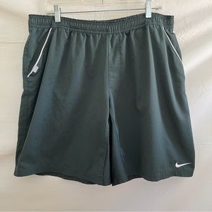 Nike Dri-Fit Men’s Athletic Shorts Size XL Green Color